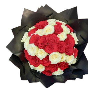 Red and yellow mix 48 flower